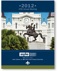 2012 ASPHO Annual Meeting Brochure